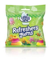 UK Candyland Refreshers Gums 70g 24 units
