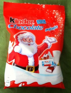 Xmas UK Kinder Choc mini Christmas pack x 10 units