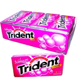 (S1-06) Box - US - Gum - Trident Value Pack Bubblegum 12 units - SugarMarket.ca
