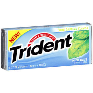 (S1-06) US - Gum - Trident Value Pack Mint Bliss 12 units