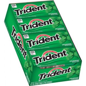 (S1-06) US -Gum - Trident Value Pack Spearmint 12 units