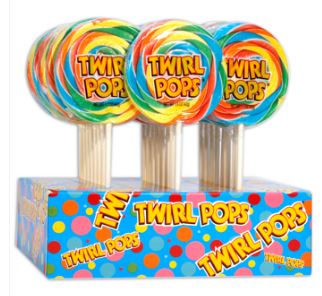 (S6-05) Adams & Brooks Display Twirl Pop 1.5oz(43g) x 24 Units