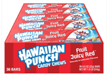(S1-02) US - ADAMS & BROOKS Hawaiian Punch Chews Bar - Fruit Juicy Red 0.8OZ (23G) X 1 UNIT