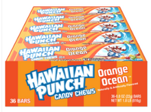 (S10) - US - ADAMS & BROOKS Hawaiian Punch Chews Bar - Ocean Orange 0.8OZ (23G) X 36 UNITS