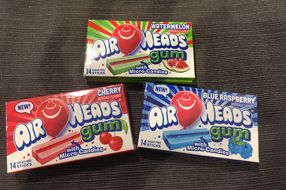 (S1-01) TURKEY - Airheads Gum - Blue Raspberry x 12 units