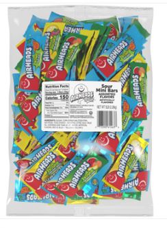 (S2-06) US - Bulk - SOUR Airheads Assorted Mini Bars 5lb (Approx 188 pcs) X 1 Bag