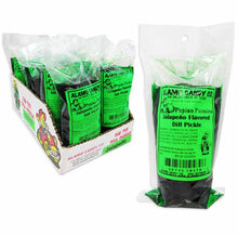 (S5-03) Box - ALAMO CANDY BIG TEX DILL PICKLE - JALAPENO  x 12 units (Buyer is responsible if Pickle Juice may leak during shipping)