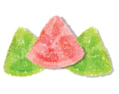 (S3-01 )US - 1 UNIT x Bulk - Albanese Gummi Watermelon Slices 4.5 lb(2.04kg)