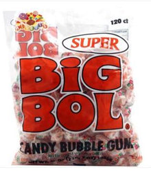 (S3-02) Bulk - Alberts Super Big Bol Candy Bubble Gum (120pcs) - 37oz (1kg)
