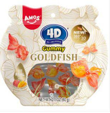 (S6-07) China - Amos 4D Gummy Lucky Fish Sub Bag 3.95oz(112g) x 1 Unit - SugarMarket.ca