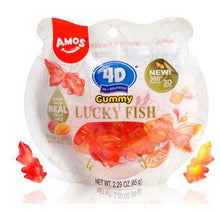 (S6-07) China - Amos 4D Gummy Lucky Fish Sub Bag 3.95oz(112g) x 1 Unit - SugarMarket.ca