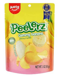 (S6-07)  China - Amos Peelerz Gummy - Banana 3oz(85g) x 24 Units