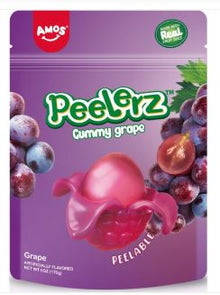 (S6-06)  CHINA - Amos Peelerz Gummy Sub Bag - Grape 6oz (170 g) x 12 Units