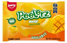 (S6-07) Amos Peelerz Gummy Share Size - Mango 2.29oz (65g) x 12 Units