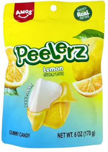 (S6-06)  China - Amos Peelerz Gummy Sub Bag - Lemon 6oz(170g) x 12 Units
