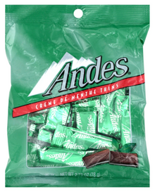 Choco - Andes - Creme De Menthe Thins 2.75oz (78g) x 24 Bags