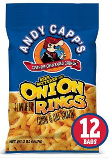 (S6-12) Andy Capp Fires - Beer Battered Onion Rings 2oz(57g) x 12 Units