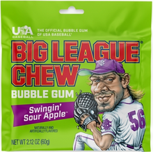 (S1-05) - Label - US - Big League Chew Apple 12 units