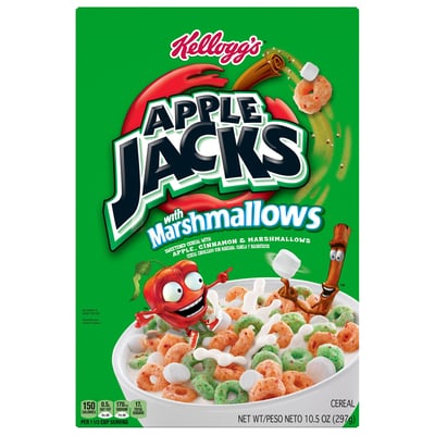 Cereal - Apple Jacks - Apple, Cinnamon & Marshmallows 10.5oz (297g) x 1 unit