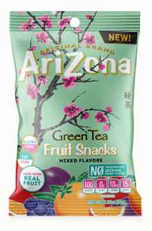AriZona - Fruit Snacks - Green Tea 2.25oz (64g) x 24 units