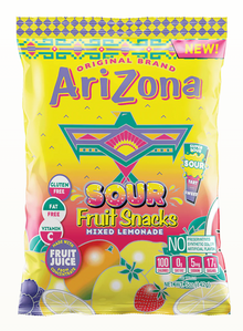 (S6-13) US - AriZona Sour Fruit Snacks 5oz (142g) x 12 units