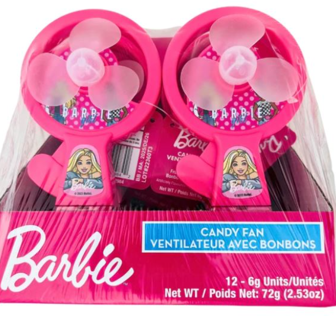 (S7-06) - label - Barbie Candy Fan 6g x 12 units