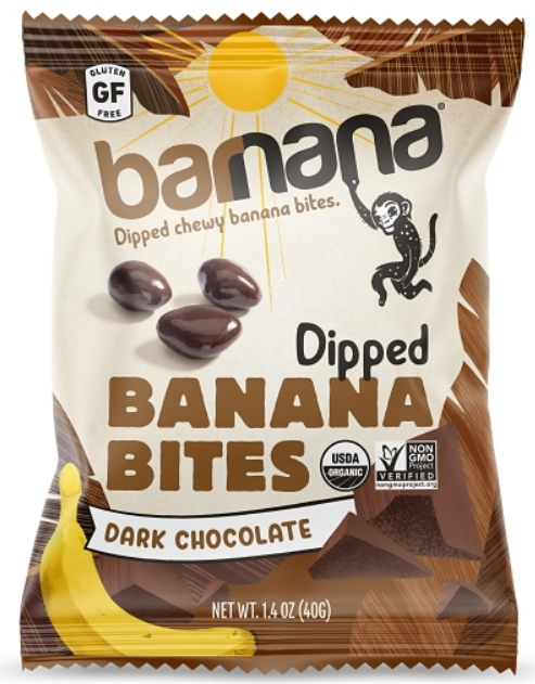 (S7-06) US - Barnana Banana Bites - Dark Chocolate 1.4oz (40g) x 12 units