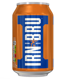 Beverage - Barr IRN-BRU Original 330ml x 6 units (Buyer is responsible if drinks may leak during shipping and weather)