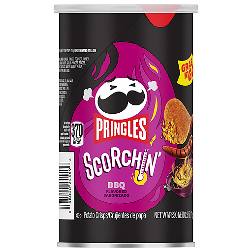 SINGLE - Chips - Pringles Scorchin - BBQ 2.5oz x 1 unit
