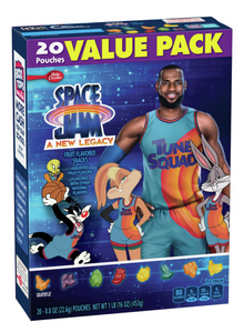 Betty Crocker - Space Jam Fruit - 20 Pouches ( 16oz 453g) x 1 Box (Boxes with minor damage due to shipping)