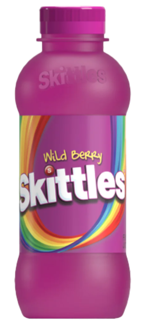 (S5-02) US - BEVERAGE - Skittles - Wild Berry 14 OZ (414ML) x 12 UNITS (Buyer is responsible if drinks may leak during shipping and weather)
