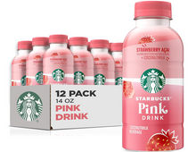 (S5-03) Beverage - Starbucks Pink Drink (STRAWBERRY ACAI + COCONUT MILK) 14 FL OZ (355ML) x 12 units (Buyer is responsible if drinks may leak during shipping and weather)