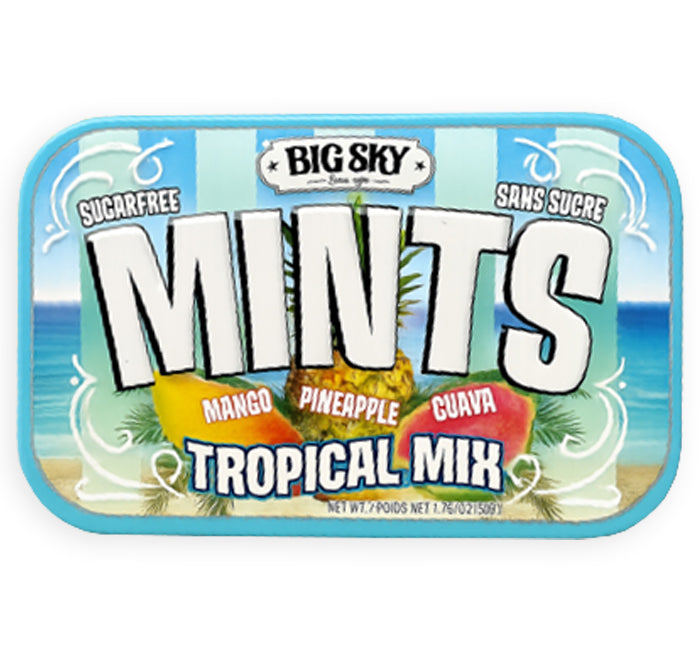 (S2-04) Bundle - Canada - Big Sky - Sugar Free Mints - Tropical Mix 50g x 3 units