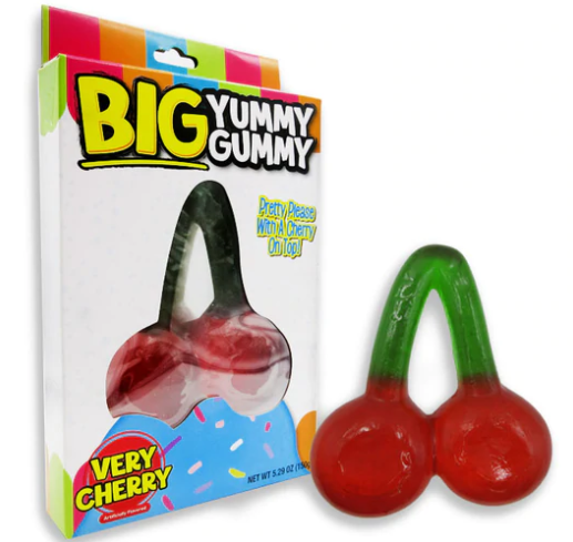 (S7-04) FC Big Yummy Gummy Very Cherry 5.29oz (150g) x 12 units