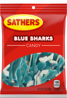 Sathers - Blue Sharks Candy - 3.5oz (99g) x 11 Units