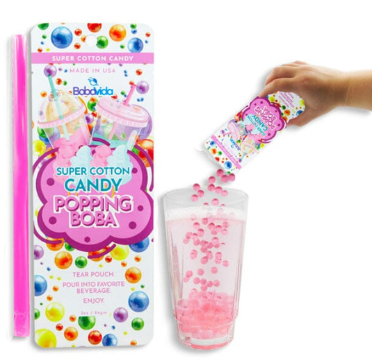 (S1-02) Single - Bobavida - Popping Boba - Super Cotton Candy 3oz (85g) x 1 unit