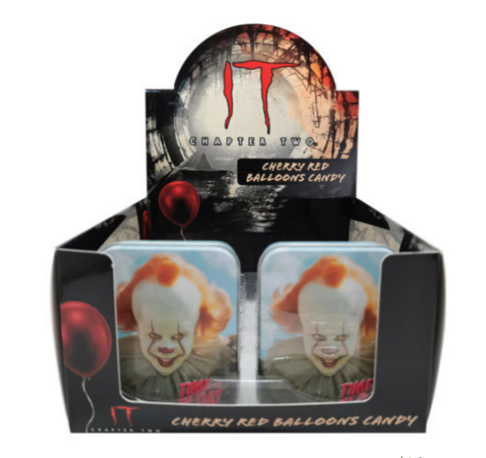 (S8-05) Halloween - Boston America - CHERRY RED BALLONS CANDY x 12 units ( 42.5g)