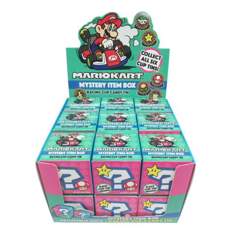 (S1-09) CHINA - BOSTON AMERICA - Mario Kart Blind Box TIN  X 18 UNITS