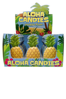 (S1-09) China - BOSTON AMERICA -PINEAPPLE  ALOHA CANDIES x 18 Units