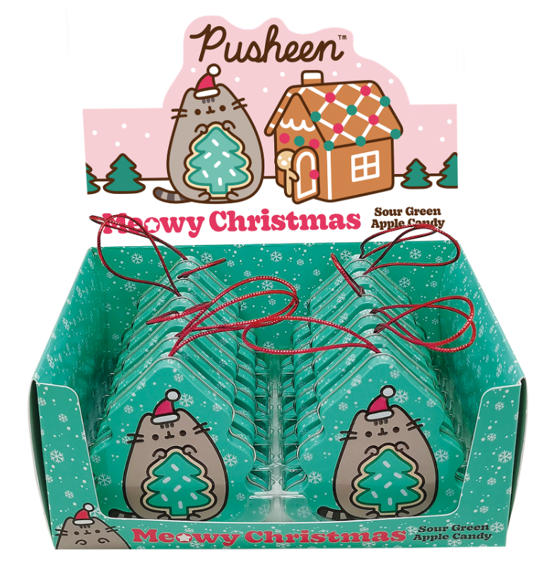 (S8-08) XMAS Boston American - Pusheen Meowy Candy x 12 units