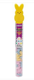 Box - Easter - Peeps Bunny Tube Topper 1.48oz (41g) x 12 Units - SugarMarket.ca