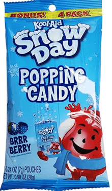 Box - Kool - Aid 4Pk Popping Candy - Snowy Day 0.98oz(28g) x 12 Units - SugarMarket.ca