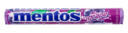 Box - Mentos Grape Rolls - 37.4 g X 20 Units - SugarMarket.ca