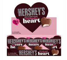 Box - Valentine - Hershey Chocolate Marshmallow Heart - 2.2oz (62g) x 24 units - SugarMarket.ca