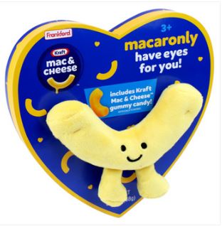 Box - Valentine - Kraft Mac & Cheese Heart Box with Mac Noodle Plush - 3.1oz(88g) x 3 Units - SugarMarket.ca