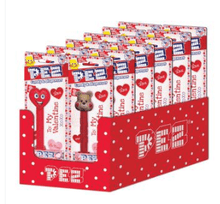 Box - Valentine - Pez Blister Pack Assortment - 25g x 12 Units - SugarMarket.ca