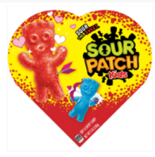 Box - Valentine - Sour Patch Kids Heart Shaped Box - 6.8oz (193g) x 6 Units - SugarMarket.ca