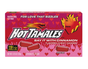Box - Valentine - Theater Box Hot Tamales - Say It With Cinnamon 4.25oz (120g) x 12 Units - SugarMarket.ca