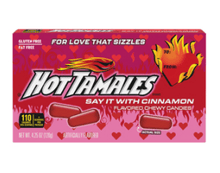 Box - Valentine - Theater Box Hot Tamales - Say It With Cinnamon 4.25oz (120g) x 12 Units - SugarMarket.ca