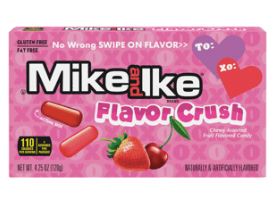 Box - Valentine - Theater Box Mike and Ike - Flavor Crush 4.25oz (120g) x 12 Units - SugarMarket.ca